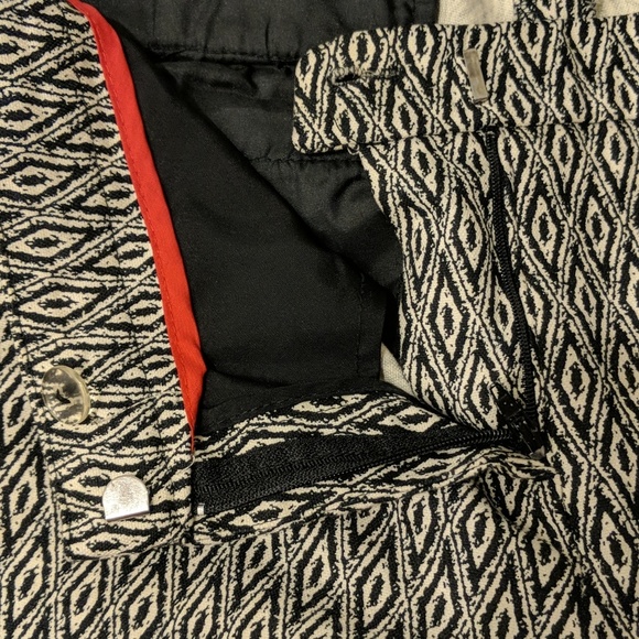 Willi Smith black and white print cropped trouser - Picture 3 of 4